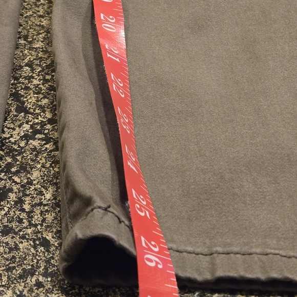 Buffalo David Bitton Pants Olive Midrise Stretch Skinny Ankle Grazer Women 16/36 - Picture 13 of 14